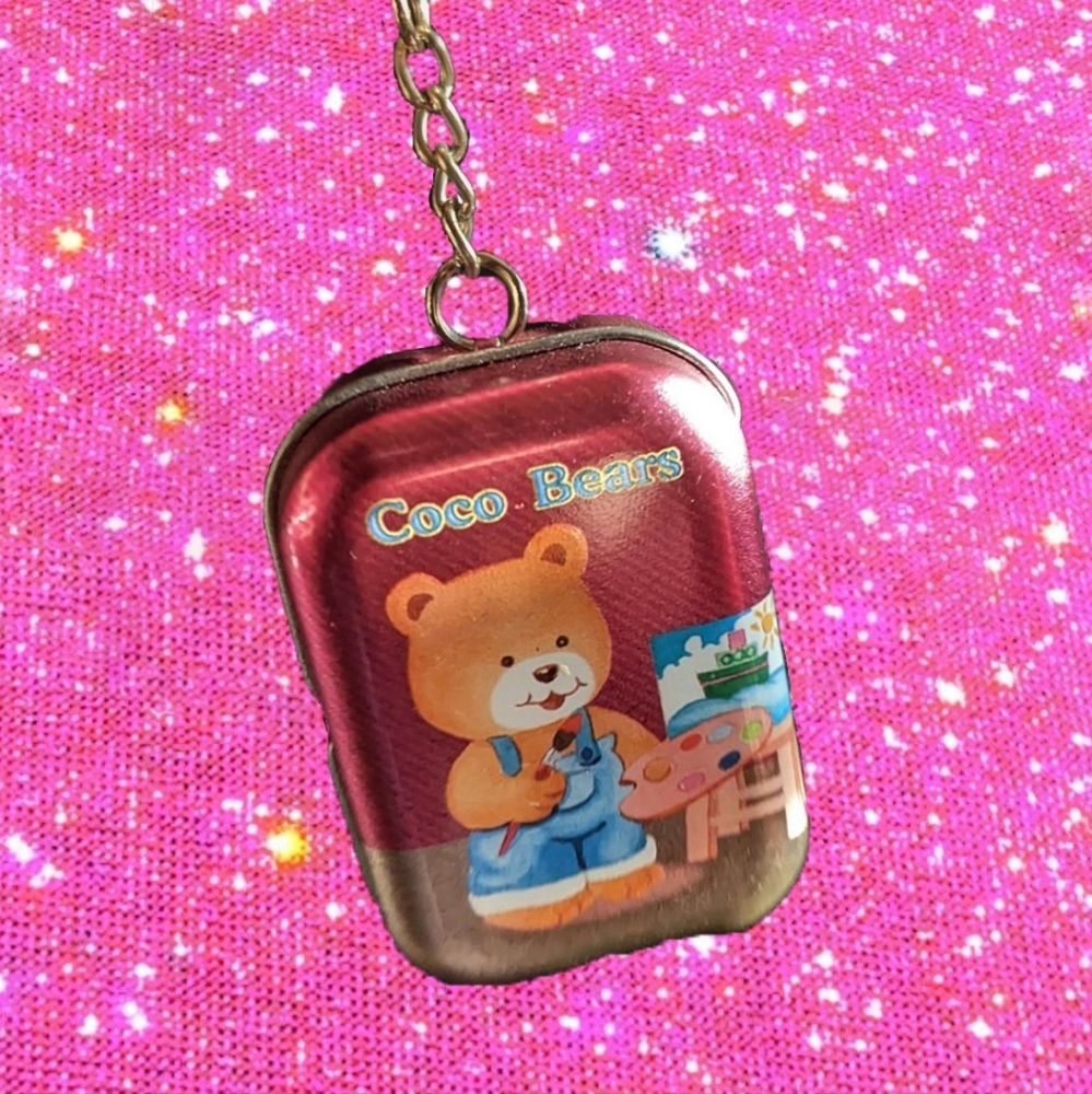 Vintage 90s Coco Bear Keychain